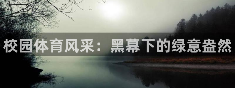 校园体育风采：黑幕下的绿意盎然