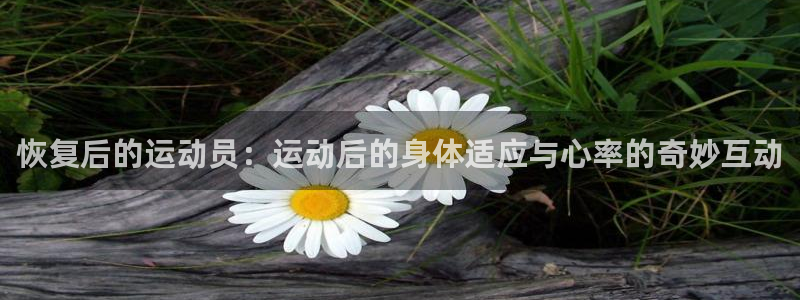 恢复后的运动员：运动后的身体适应与心率的奇妙互动